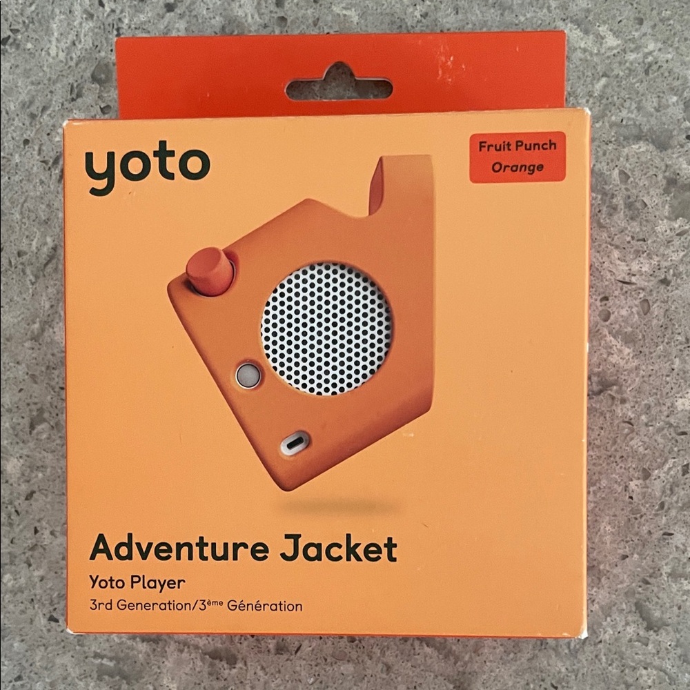 Yoto Adventure Jacket for Yoto Player - Orange